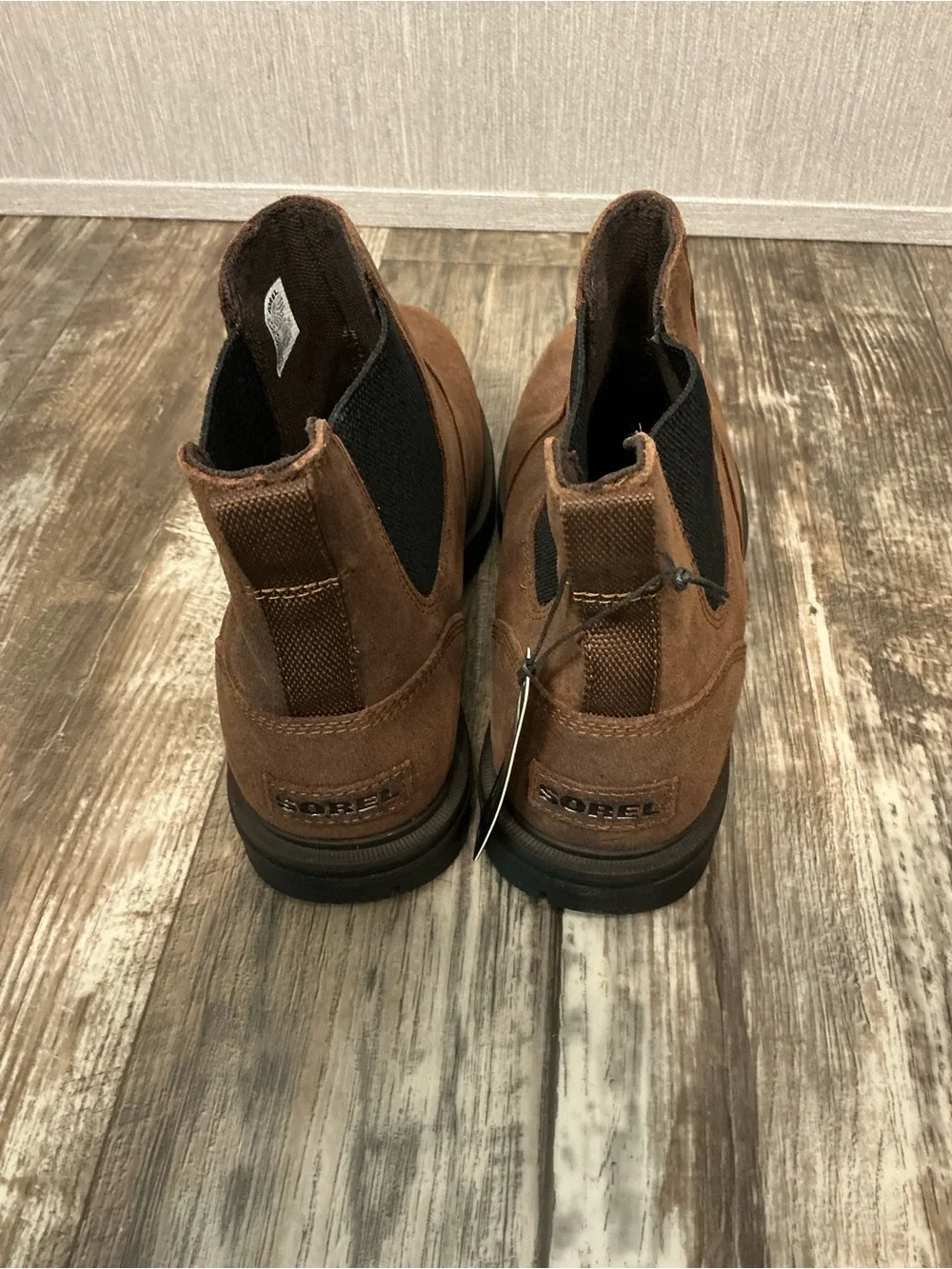 Sorel Men's Brown Chelsea Boots Size 9.5